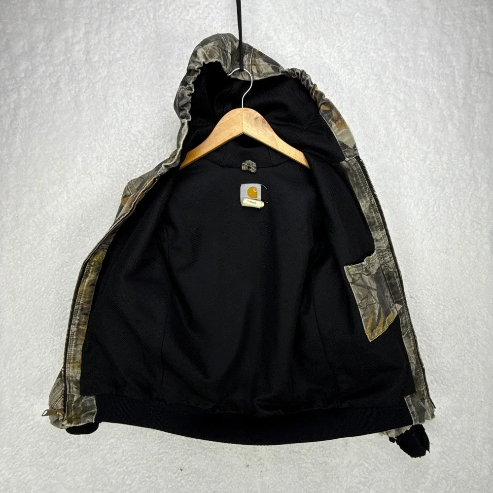 Carhartt Active Hunting Jacket Thermal Lined Youth Large YYJ144 CMO‎ Camo